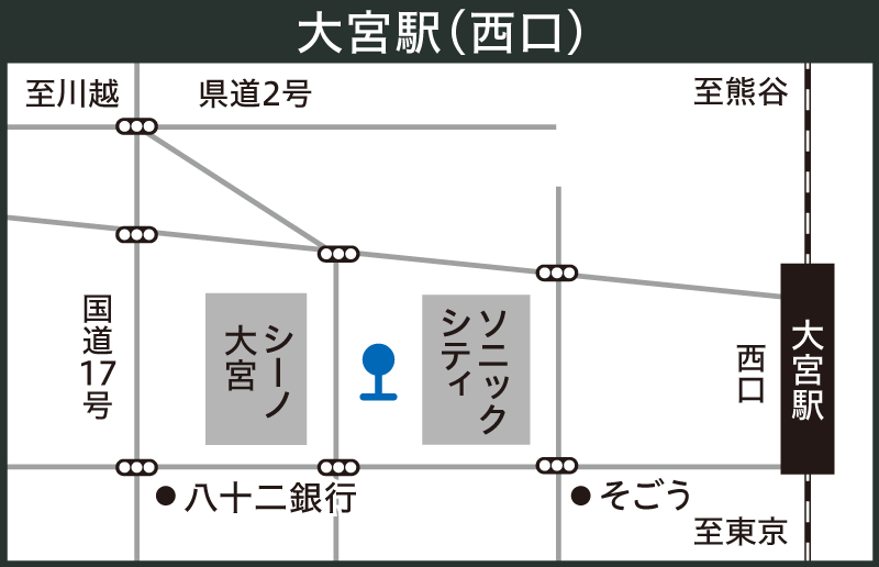 大宮駅マップ